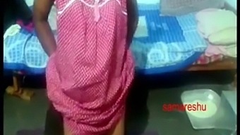 Village Couple In Telugu Indulges In Double Penetration And Eating Pussy