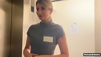 Ukrainian Maid Discovered Stealing And Severely Punished In The Bathroom!