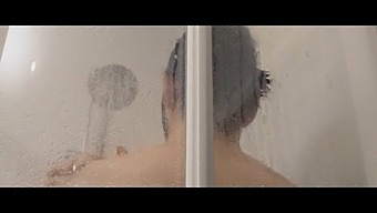 Friendly Shower Session With A Mature Mom
