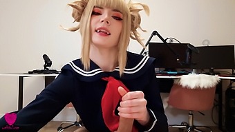 Satisfying Her Sexual Desires: Himiko Toga'S Ahegao Facial In This Hd Video