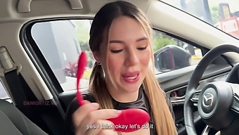 Dani Ortiz Pleasures Herself While Driving In Homemade Porno